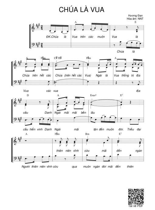 Chúa là Vua (3 bè)