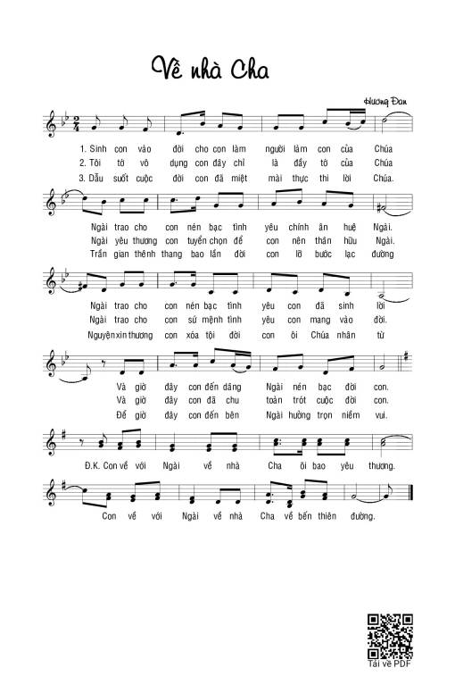 Về Nhà Cha - Hương Đan (Sr)