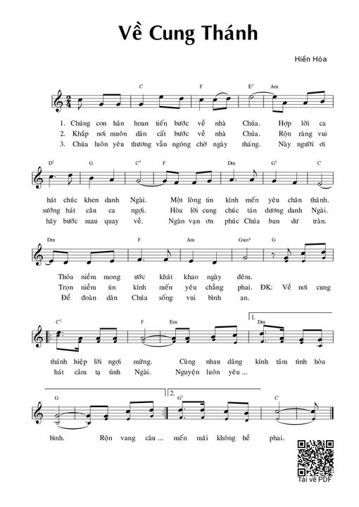 Về Cung Thánh - Hiền Hòa