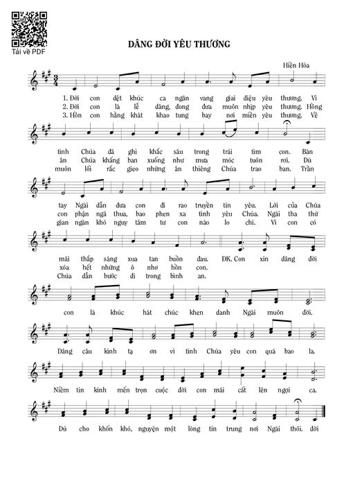 Dâng đời yêu thương