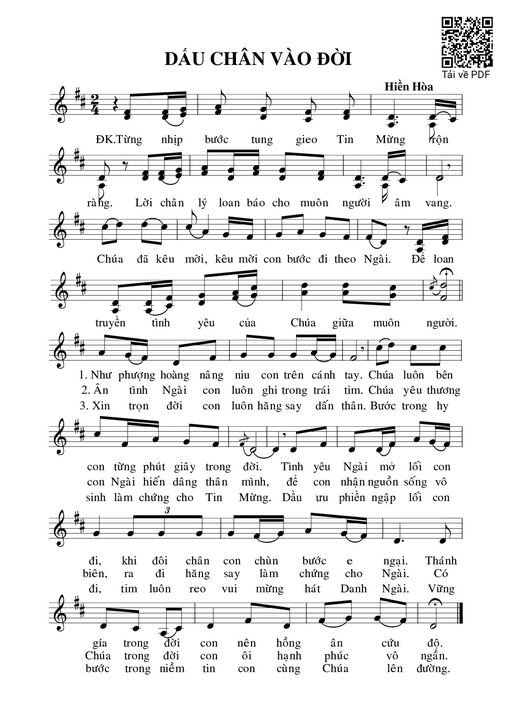 Dấu chân vào đời