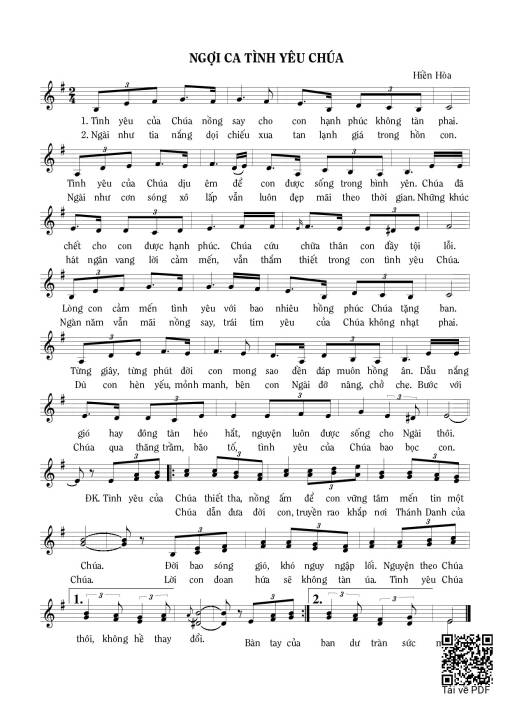 Ngợi ca tình yêu Chúa