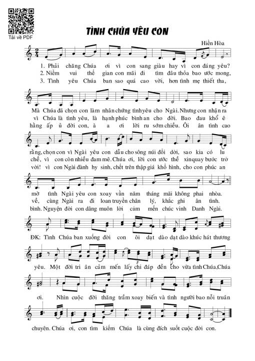 Tình Chúa yêu con 1