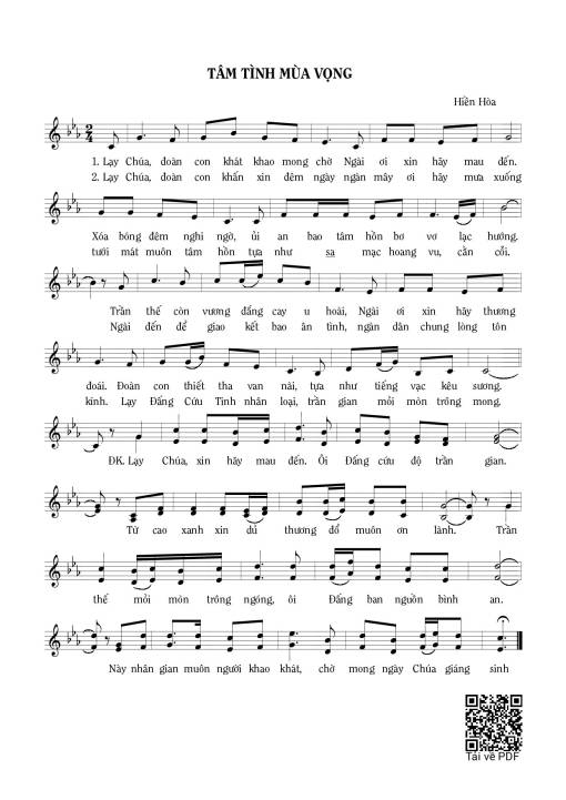 Tâm tình mùa Vọng