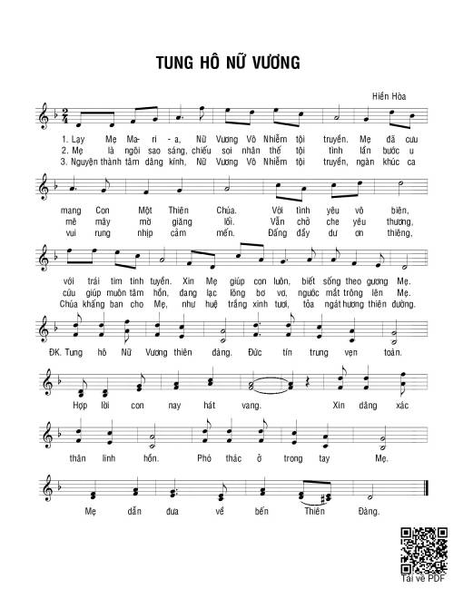 Tung hô Nữ Vương