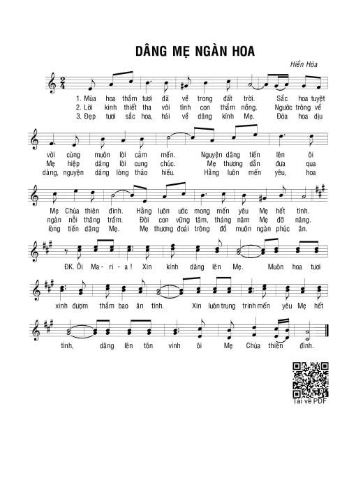 Dâng Mẹ ngàn hoa