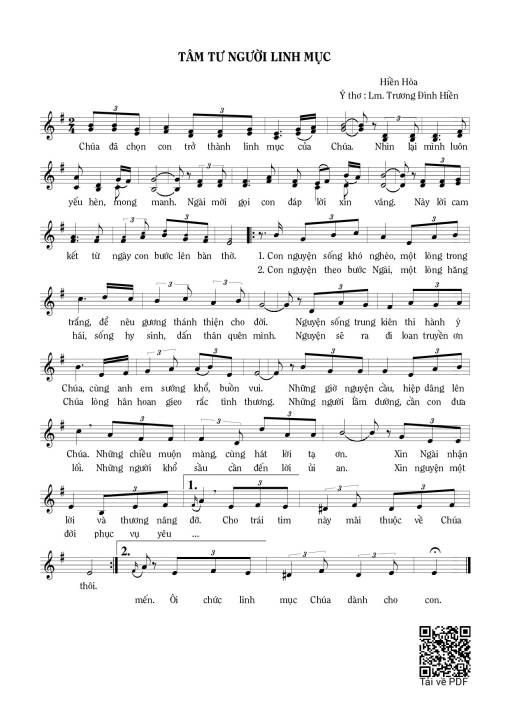 Tâm tư người Linh mục