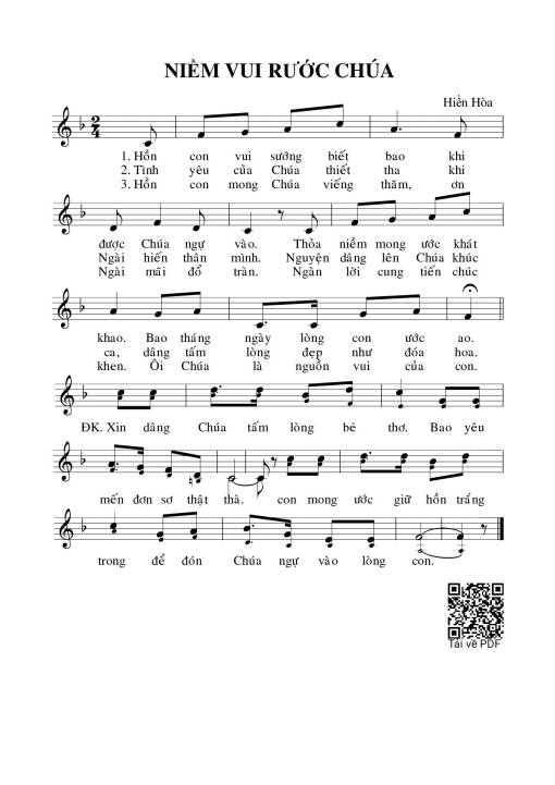 Niềm vui rước Chúa