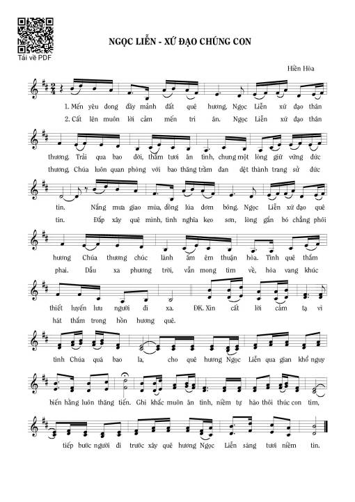 Ngọc Liễn – Xứ Đạo chúng con