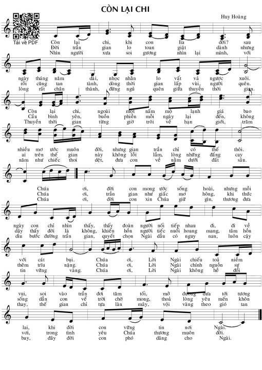 Còn Lại Chi - Huy Hoàng