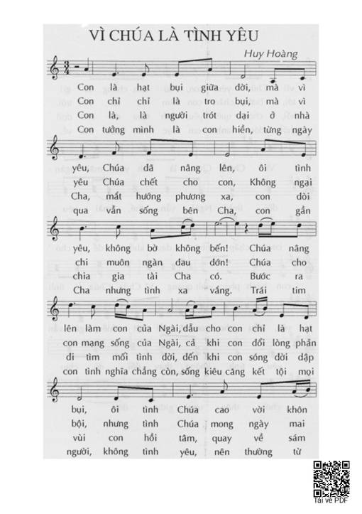 Vì Chúa Là Tình Yêu