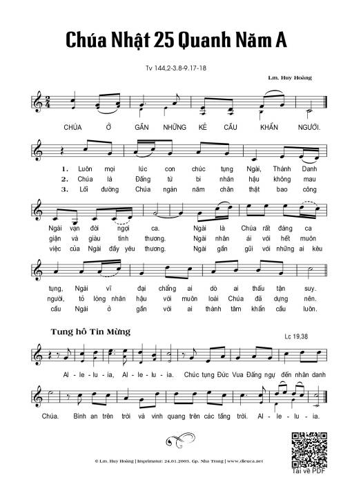 Thánh Vịnh 144, Chúa Nhật 25A Thường Niên