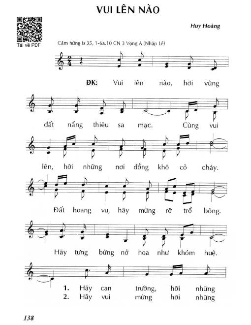 Vui lên nào (Is 35, 1-6a.10)