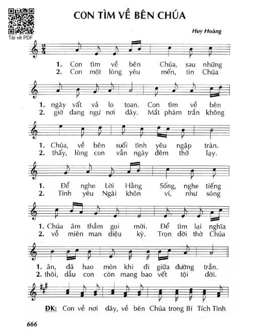 Con tìm về bên Chúa