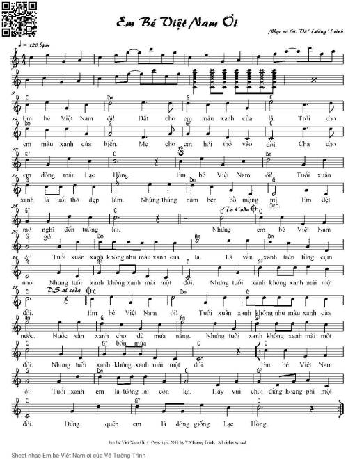 Em bé Việt Nam ơi