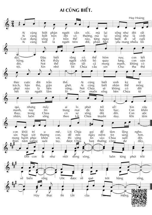 Ai cũng biết - Huy Hoàng