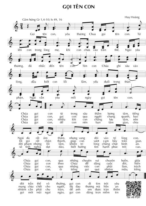 Gọi tên con - Huy Hoàng