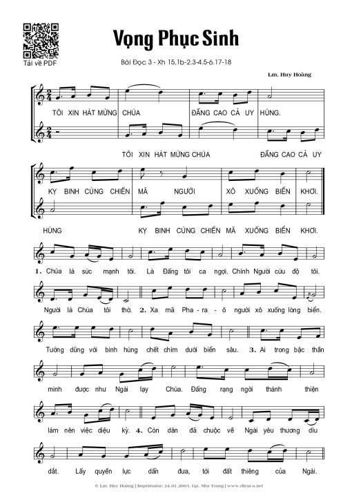 Vọng Phục Sinh – Bài 3 (Xh. 15)