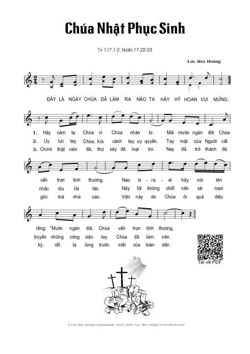 Chúa Nhật Phục Sinh (Thánh Vịnh 117)