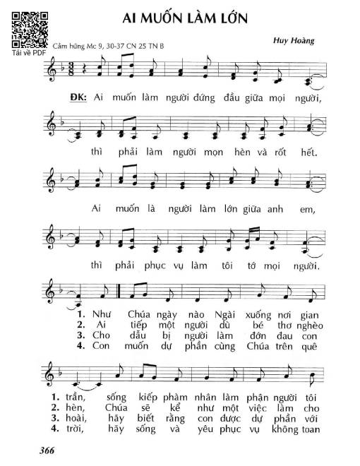 Ai muốn làm lớn (Mc. 9)