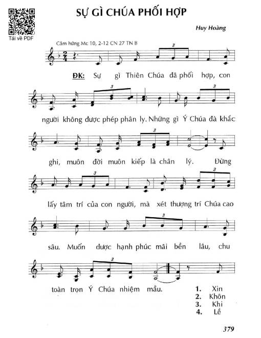 Sự gì Chúa phối hợp (Mc. 10)