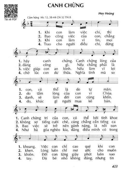 Canh chừng (Mc. 12)