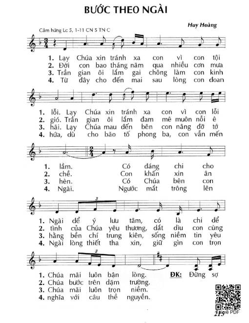 Bước theo Ngài (Lc. 5)