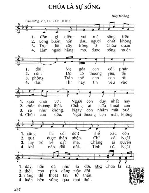 Chúa là sự sống (Lc. 7)