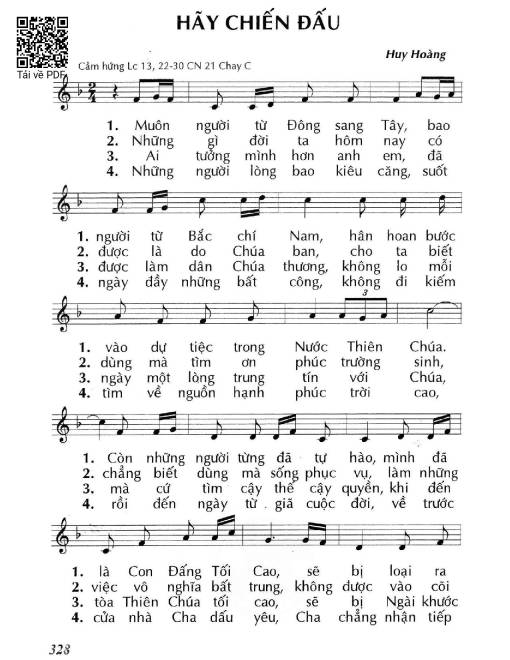 Hãy chiến đấu (Lc. 13)