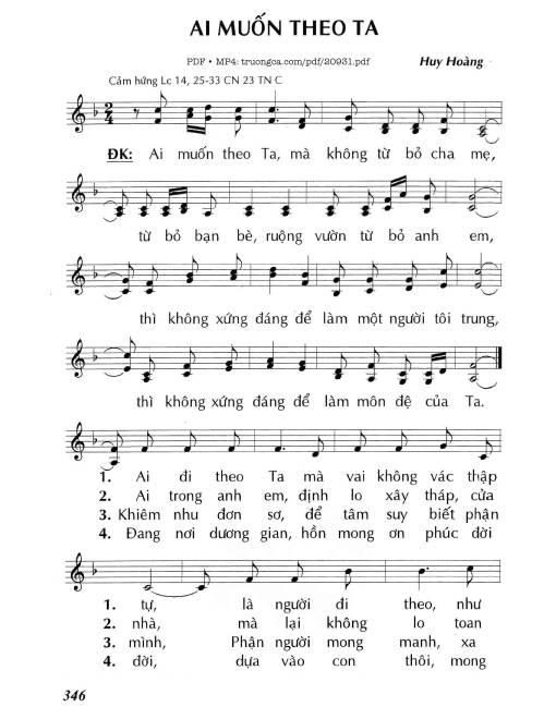 Ai muốn theo Ta (Lc. 14)