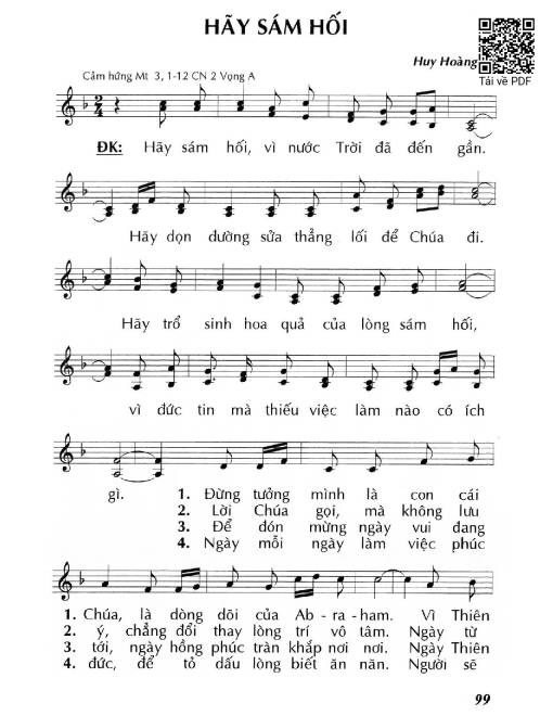 Hãy sám hối (Mt. 3)