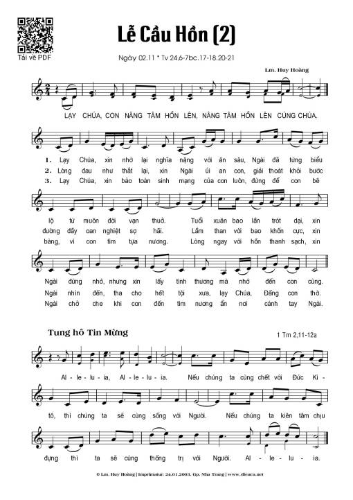 Cầu Hồn 2 (Thánh Vịnh 24)