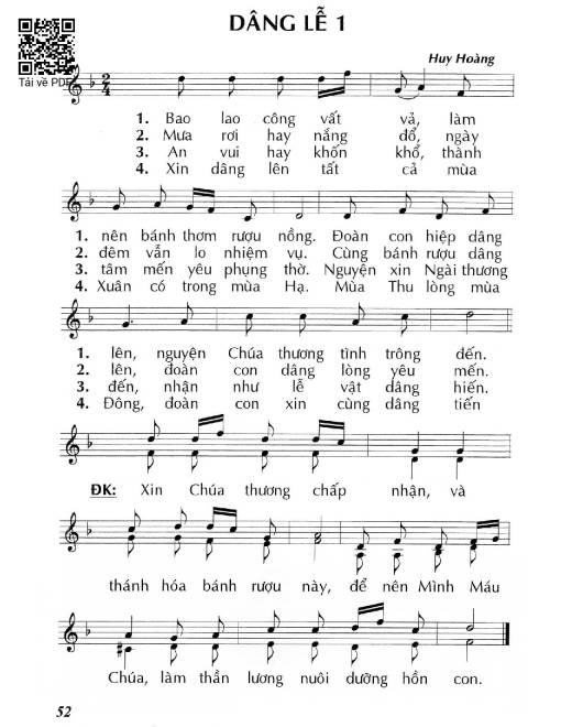 Dâng lễ /1 - Huy Hoàng