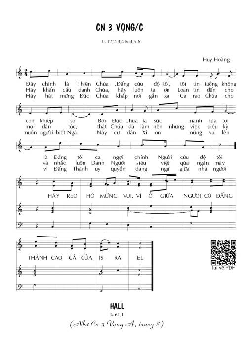 Chúa nhật 3C Mùa Vọng 