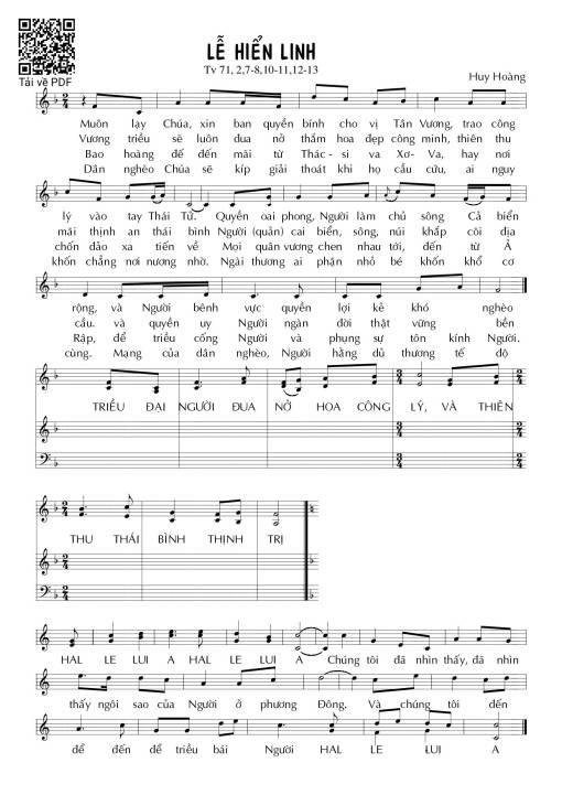 Đáp ca lễ Hiển Linh