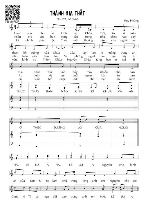 Đáp ca lễ Thánh Gia Thất