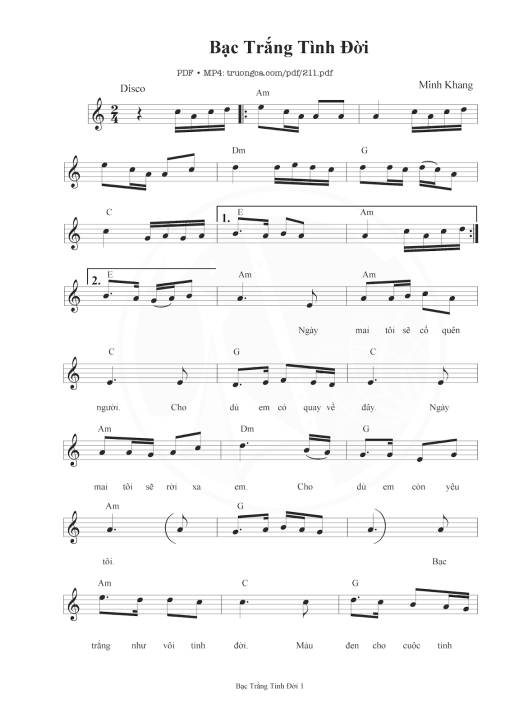 Bạc trắng tình đời