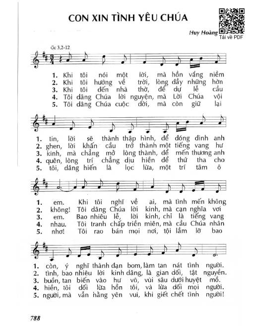 Con xin tình yêu Chúa