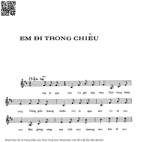 Em đi trong chiều