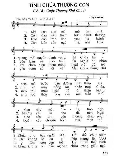 Tình Chúa thương con