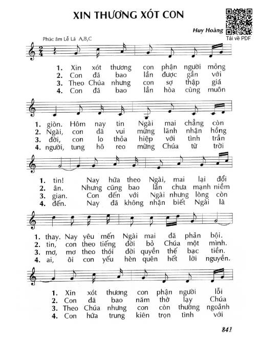 Xin thương xót con