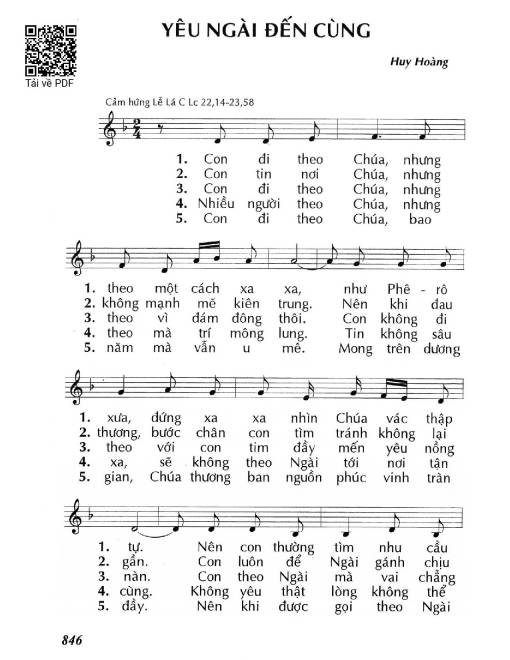 Yêu Ngài đến cùng
