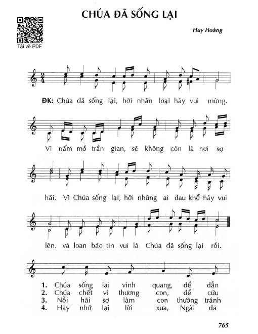 Chúa đã sống lại 