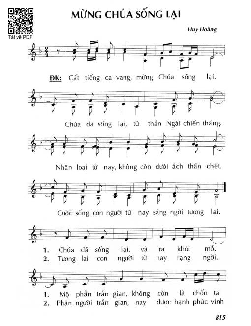 Mừng Chúa sống lại