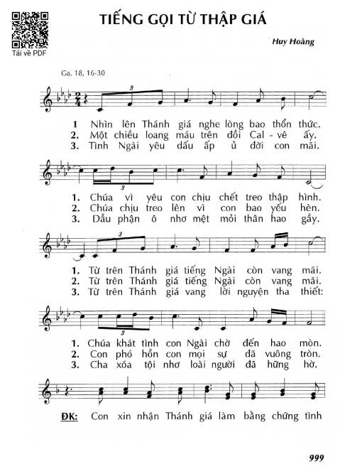 Tiếng gọi từ Thập giá