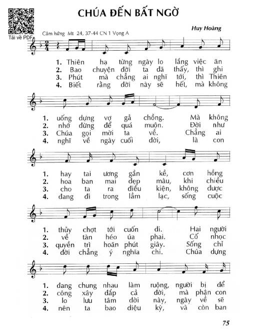 Chúa đến bất ngờ (Mt 24, 37-44) – Chúa Nhật 1 Mùa Vọng/A.