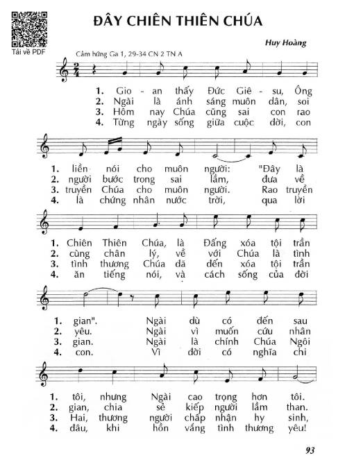 Đây Chiên Thiên Chúa (Ga 1, 29-34) – Chúa Nhật 2 Thường Niên/A.