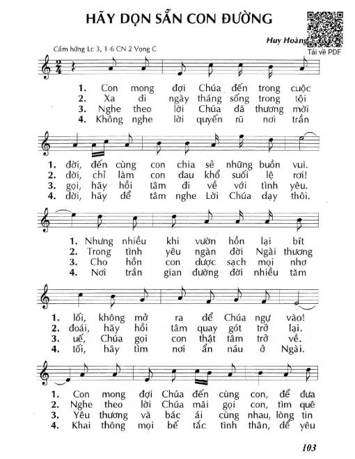 Hãy dọn sẵn con đường (Lc 3, 1-6) – Chúa Nhật 2 Mùa Vọng/C.