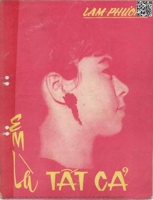 Sheet nhạc PDF bài Em là tất cả (Thao thức vì em)