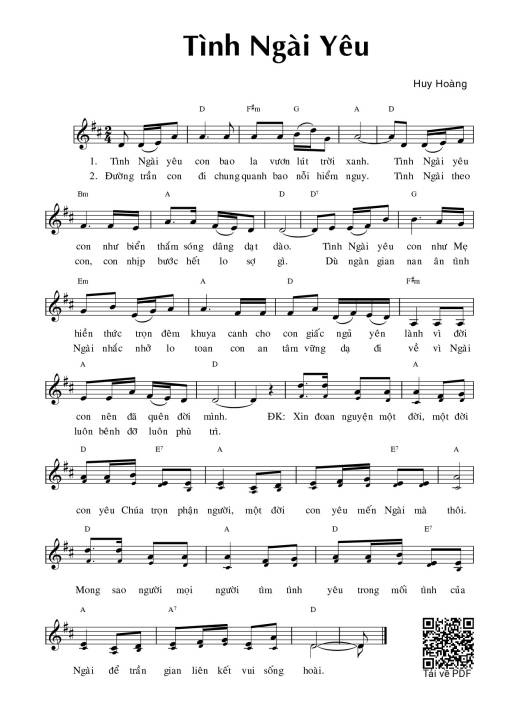 Tình Ngài yêu – Huy Hoàng